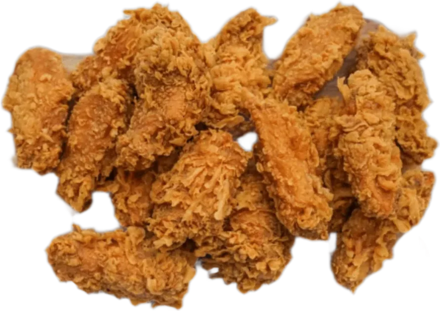 Ein Berg knuspriger Chicken Wings