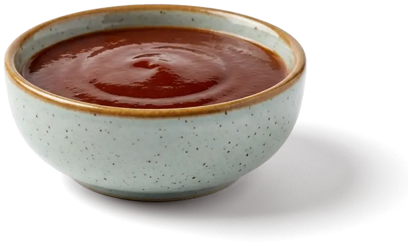 Barbecuesauce im Dip-Schälchen