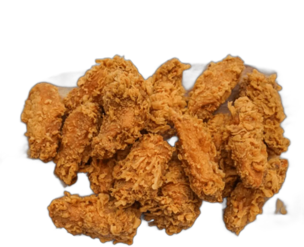 Ein Berg knuspriger Chicken Wings