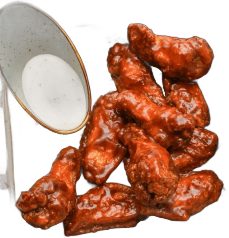 Chipotle Honey BBQ Wings mit Dip