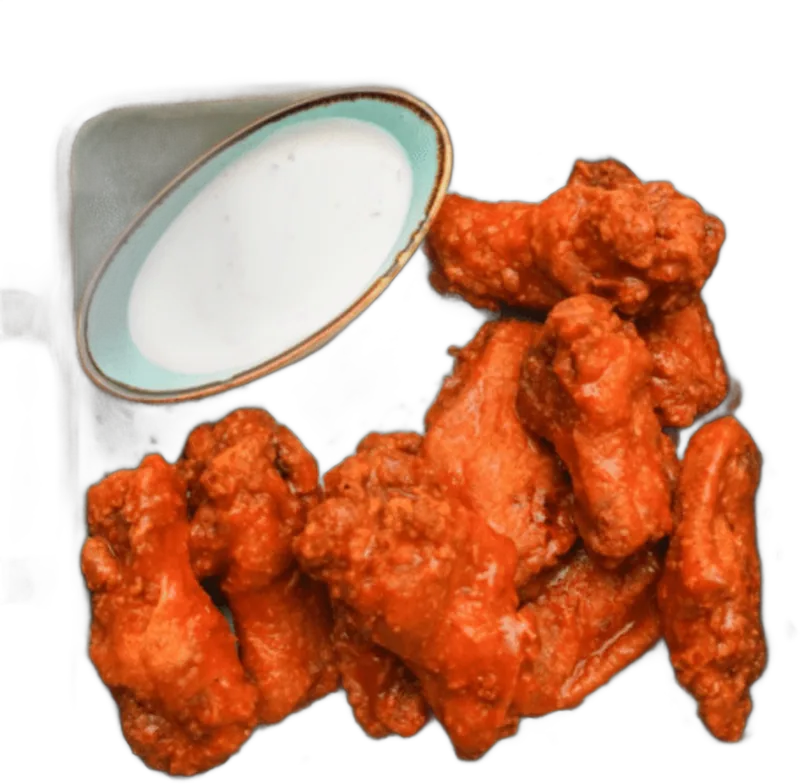 Buffalo Red Hot Wings mit Dip