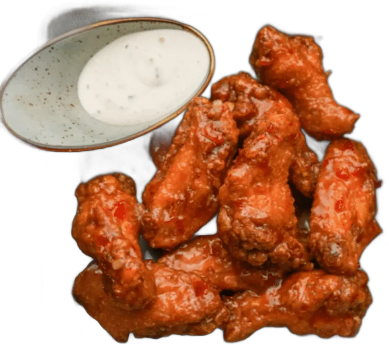 Sweet Chili Wings mit Dip