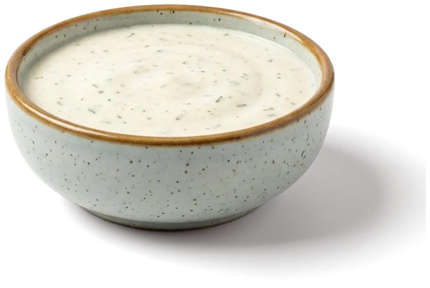 Ranch im Dip-Schälchen