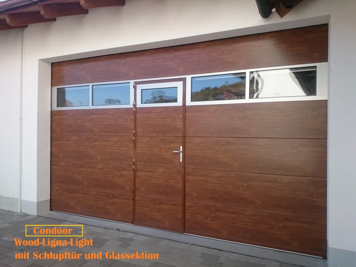 Condor Wood Ligna Light, Mit Schlupftür und Glassektion