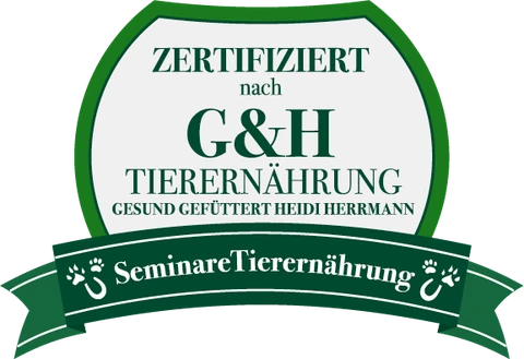 Zertifiziert nach G&H Tierernährung – Gesund gefüttert Heidi Herrmann