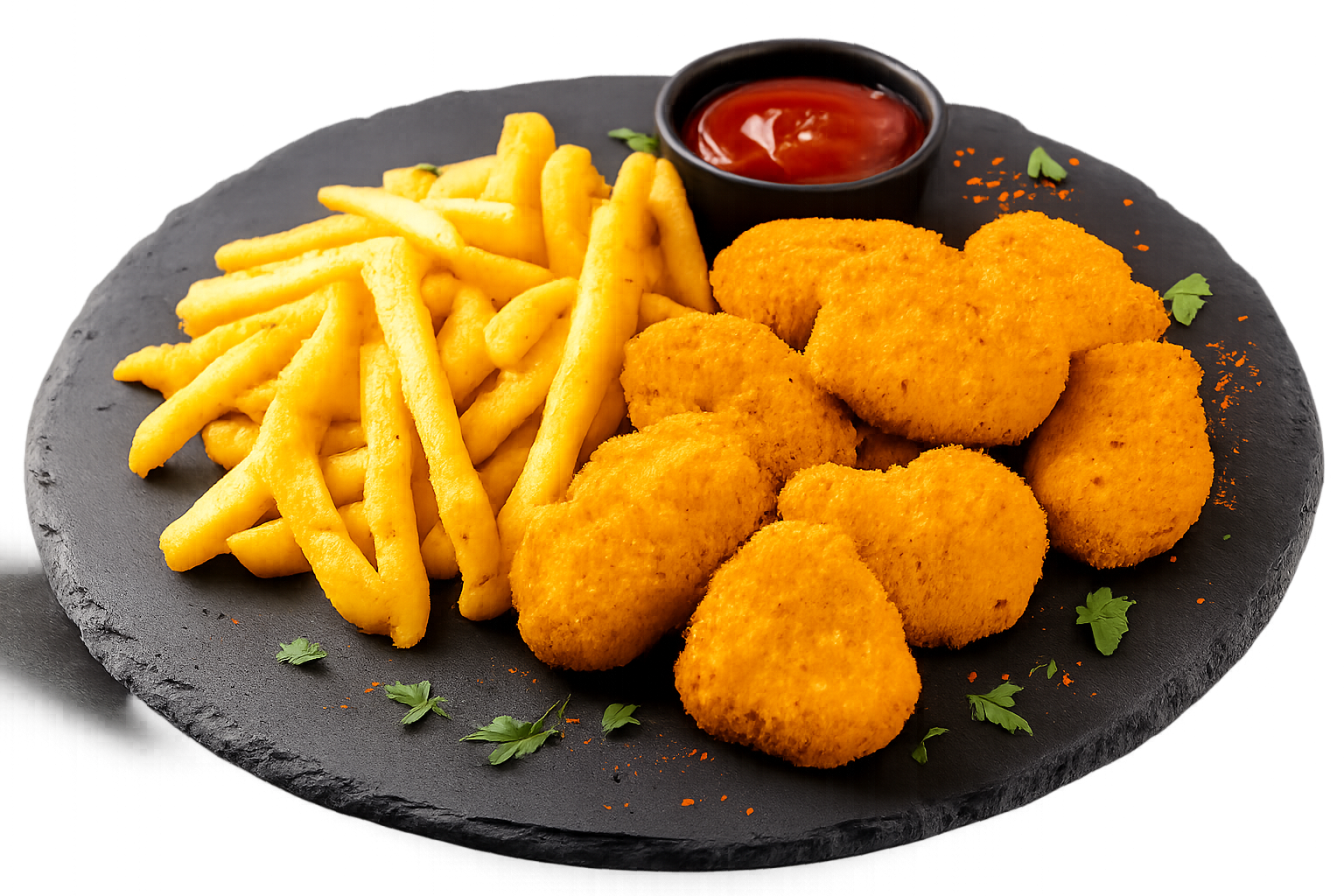 Nuggets mit Pommes