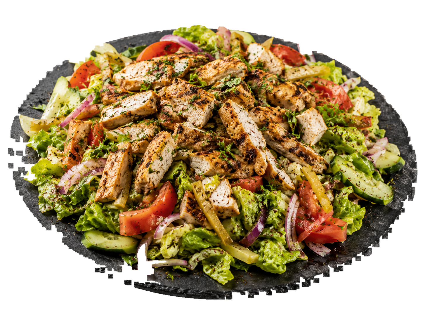 Abu Ali Salat Spezial mit Hähnchen