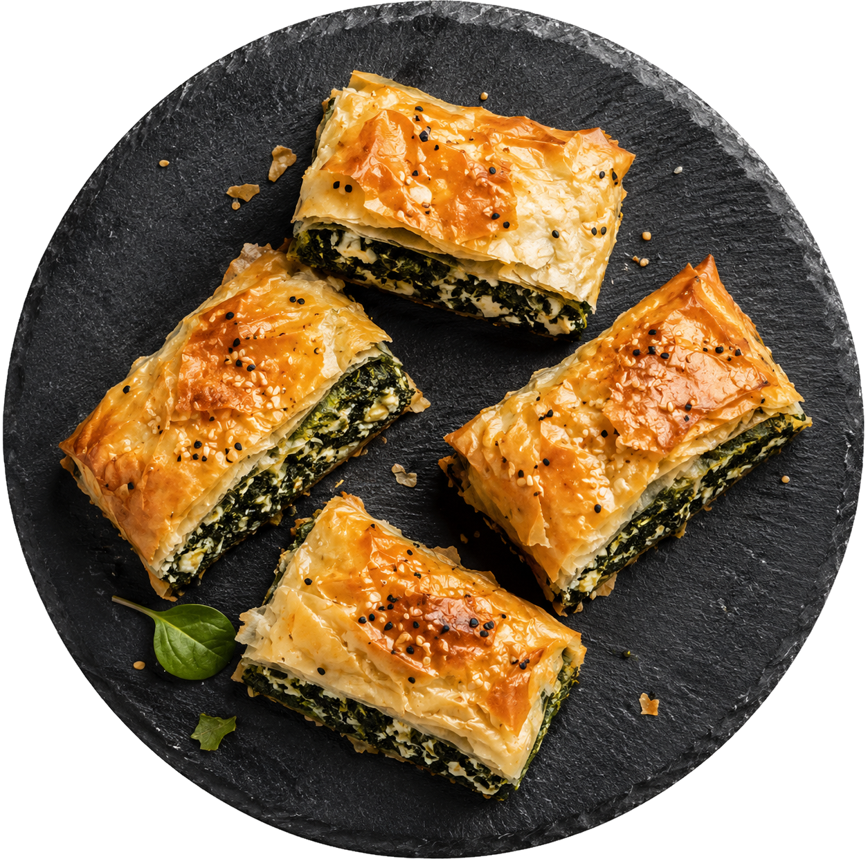 4× Spinat Börek